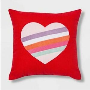 3 Heart Spritz Red pillows New never used still in the plastic